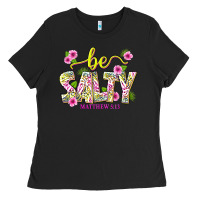 Black summer be salty matthew 5 13 Ladies Tee - texasbilliewilder