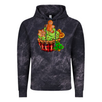 Cloud Black christmas cookie cupcake Vintage Hoodie - AdoDesignShop