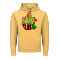 Vintage Mustard christmas cookie cupcake Vintage Hoodie - AdoDesignShop