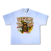 Grape Ice bee kind Urban Heavy Tee - NancyCooperArtShop