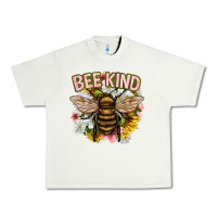 Pistachio bee kind Urban Heavy Tee - NancyCooperArtShop