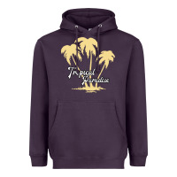 Plum Tropical Paradise Heavyweight Hoodie - Bettercallsaul