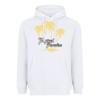 White Tropical Paradise Heavyweight Hoodie - Bettercallsaul