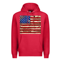 Cardinal American flag leopard cowhide Premium Hoodie - JahusDesignShop