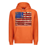 Carrot American flag leopard cowhide Premium Hoodie - JahusDesignShop