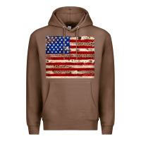 Chestnut American flag leopard cowhide Premium Hoodie - JahusDesignShop