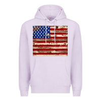 Lilac American flag leopard cowhide Premium Hoodie - JahusDesignShop