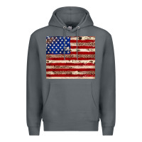 Rock American flag leopard cowhide Premium Hoodie - JahusDesignShop