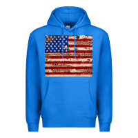 True Royal American flag leopard cowhide Premium Hoodie - JahusDesignShop