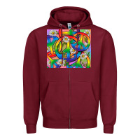 Burgundy Pride LGBTQ+ Peace Tumbler Zipper Hoodie - BundleAndBundleShop