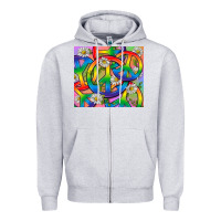 Heather Grey Pride LGBTQ+ Peace Tumbler Zipper Hoodie - BundleAndBundleShop