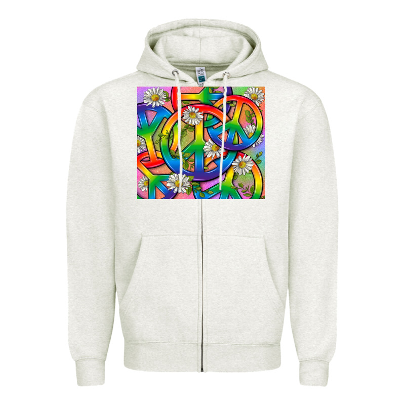 Pride Lgbtq+ Peace Tumbler Zipper Hoodie by BundleAndBundleShop | Teevron
