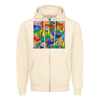 Sandshell Pride LGBTQ+ Peace Tumbler Zipper Hoodie - BundleAndBundleShop