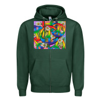 Sports Green Pride LGBTQ+ Peace Tumbler Zipper Hoodie - BundleAndBundleShop