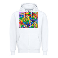 White Pride LGBTQ+ Peace Tumbler Zipper Hoodie - BundleAndBundleShop