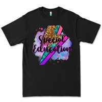 Black special eduation teacher lightning bolt Premium Tee - Zillion Design Studio