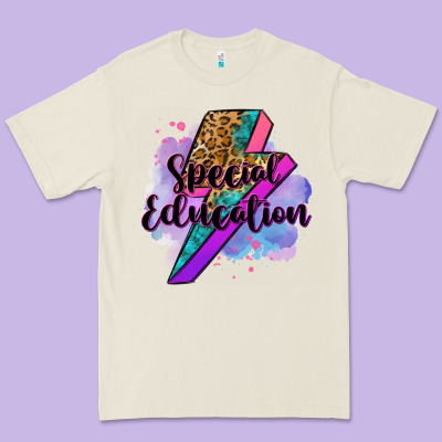 Special Eduation Teacher Lightning Bolt Premium Tee Designed By Zillion Design Studio