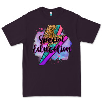 Plum special eduation teacher lightning bolt Premium Tee - Zillion Design Studio