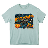 Arona Spooky Saurus Rex Heavy Core Tee - texasbilliewilder