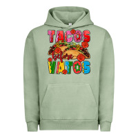 Pigment Oil Green tacos before vatos olivia Urban Hoodie - OliviaCreatesArt