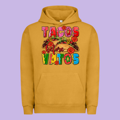 Tacos Before Vatos Olivia Urban Hoodie Designed By Oliviacreatesart