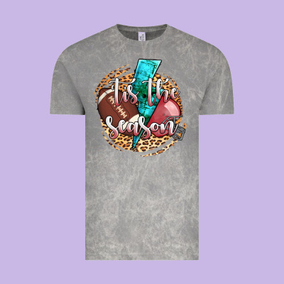 Tis The Season Football Helmet Vintage Tee Designed By Adodesignshop
