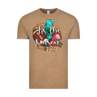 Vintage Coffee tis the season football helmet Vintage Tee - AdoDesignShop