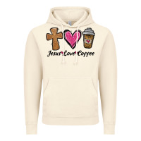 Vintage Artic jesus love coffee Vintage Hoodie - Jasminsmagicworld