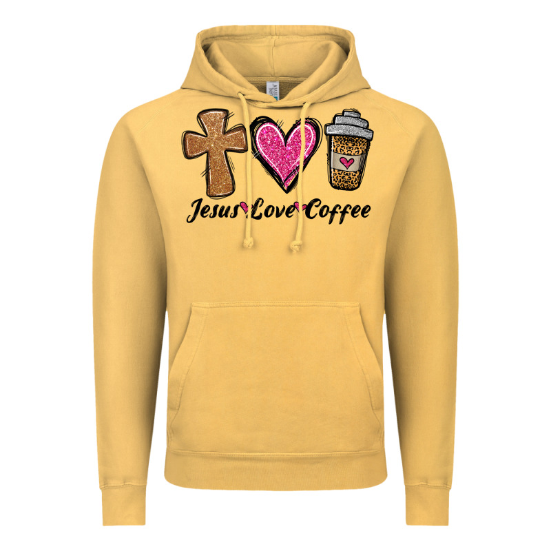 Jesus Love Coffee Vintage Hoodie by Jasminsmagicworld | Teevron