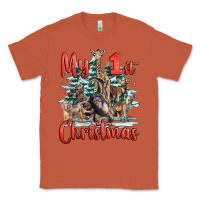 Copper my first christmas baby safari animals Classic Tee - LillyAllenDesigns