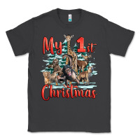 Smoke my first christmas baby safari animals Classic Tee - LillyAllenDesigns