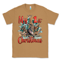 Toasted Coconut my first christmas baby safari animals Classic Tee - LillyAllenDesigns