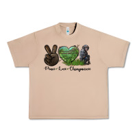 Burro Peace Love Chimpanzee Urban Heavy Tee - LillyAllenDesigns