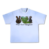 Grape Ice Peace Love Chimpanzee Urban Heavy Tee - LillyAllenDesigns