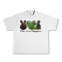 Lunar Rock Peace Love Chimpanzee Urban Heavy Tee - LillyAllenDesigns