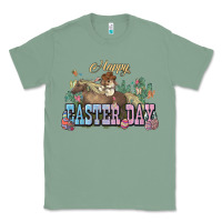Sage Happy Easter Day Rodeo Classic Tee - NancyCooperArtShop