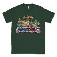 Sports Green Happy Easter Day Rodeo Classic Tee - NancyCooperArtShop