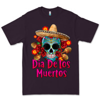 Plum dia de los muertos Premium Tee - CTS Tumbler Store
