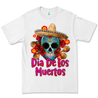 White dia de los muertos Premium Tee - CTS Tumbler Store