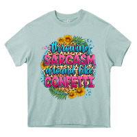 Arona throwing sarcasm around like confetti Heavy Core Tee - Zillion Design Studio