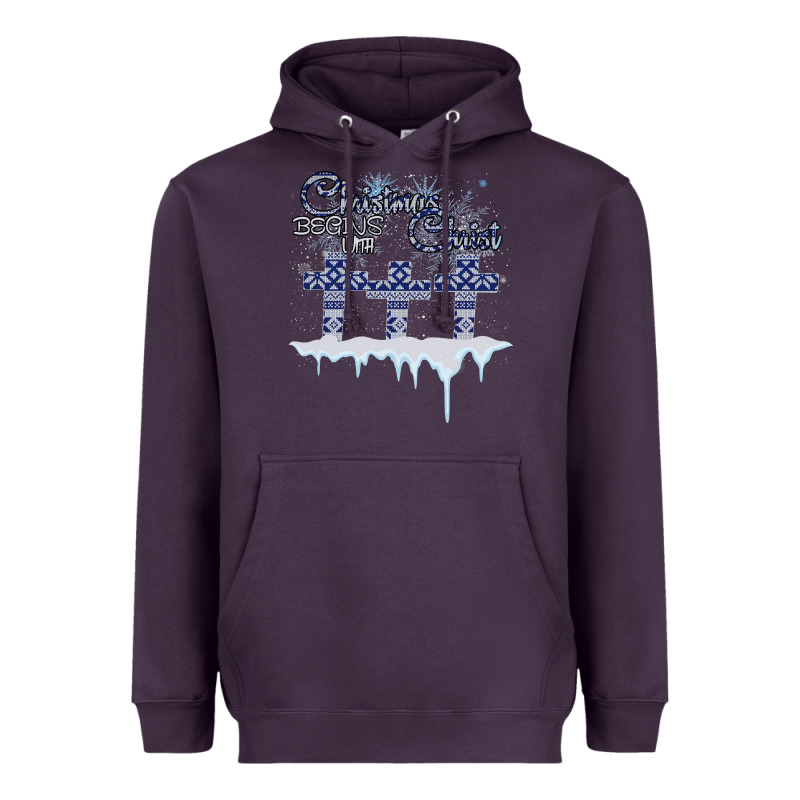 Christmas Christ Begins With Heavyweight Hoodie by Bettercallsaul | Teevron