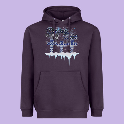 Christmas Christ Begins With Heavyweight Hoodie Designed By Bettercallsaul