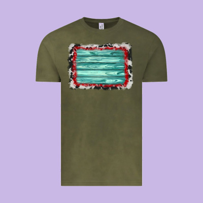 Cowhide Bandana Wood Background Vintage Tee Designed By Adodesignshop