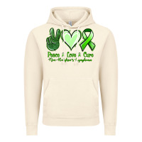 Vintage Artic peace love cure non hodgkin's lymphoma Vintage Hoodie - Jasminsmagicworld