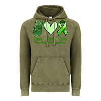 Vintage Olive peace love cure non hodgkin's lymphoma Vintage Hoodie - Jasminsmagicworld