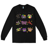 Black god says i am mardi gras Long Sleeve Tee - MaliasSmallBusiness