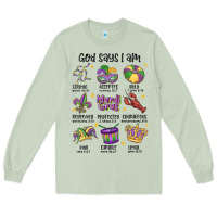 Matcha god says i am mardi gras Long Sleeve Tee - MaliasSmallBusiness