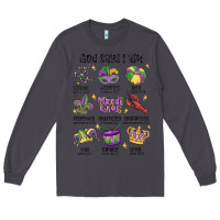 Smoke god says i am mardi gras Long Sleeve Tee - MaliasSmallBusiness