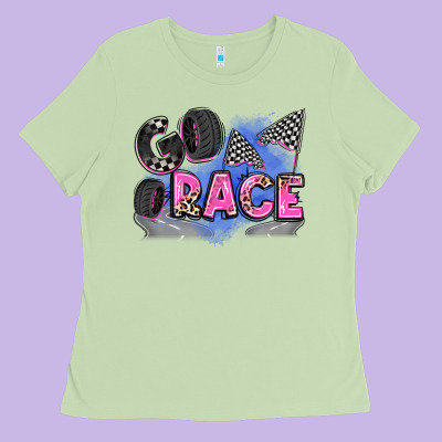 Go Race Ladies Tee Designed By Zillion Design Studio
