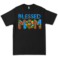 Black blessed mom autism Premium Tee - AdoDesignShop